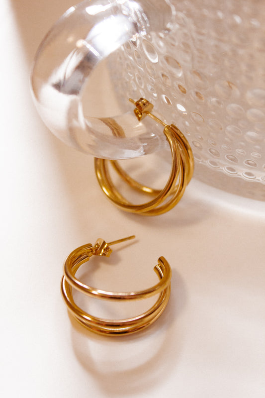 Triple Hoop earrings
