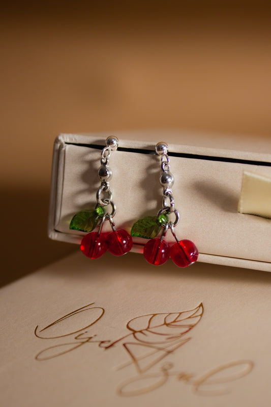 Cherry earrings
