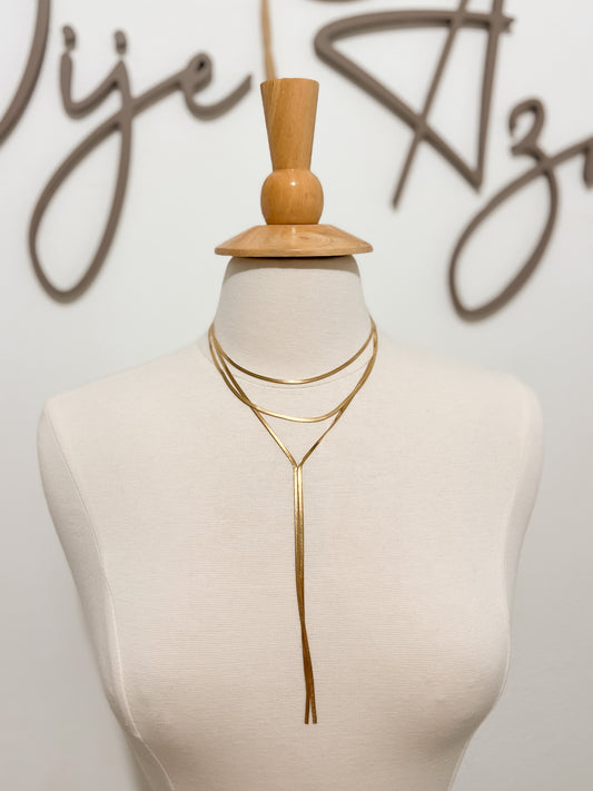 Alissa Lariat necklace
