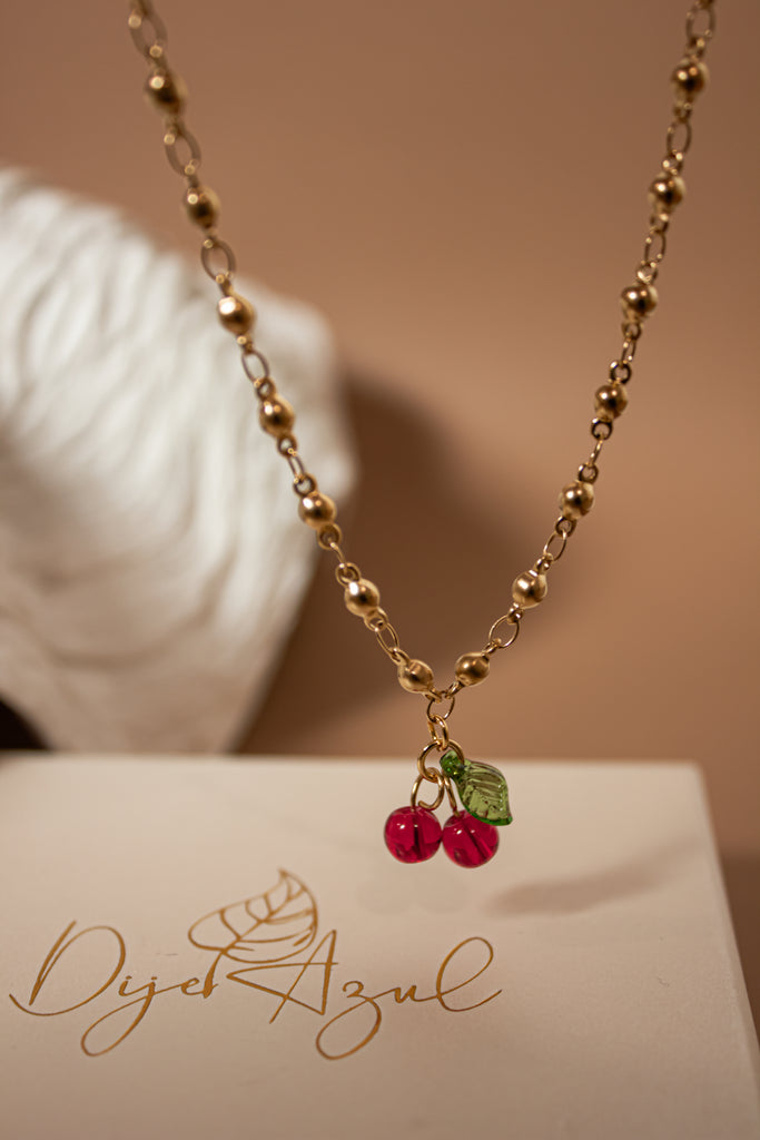 Cherry necklace - Stainless Steel - BestSeller