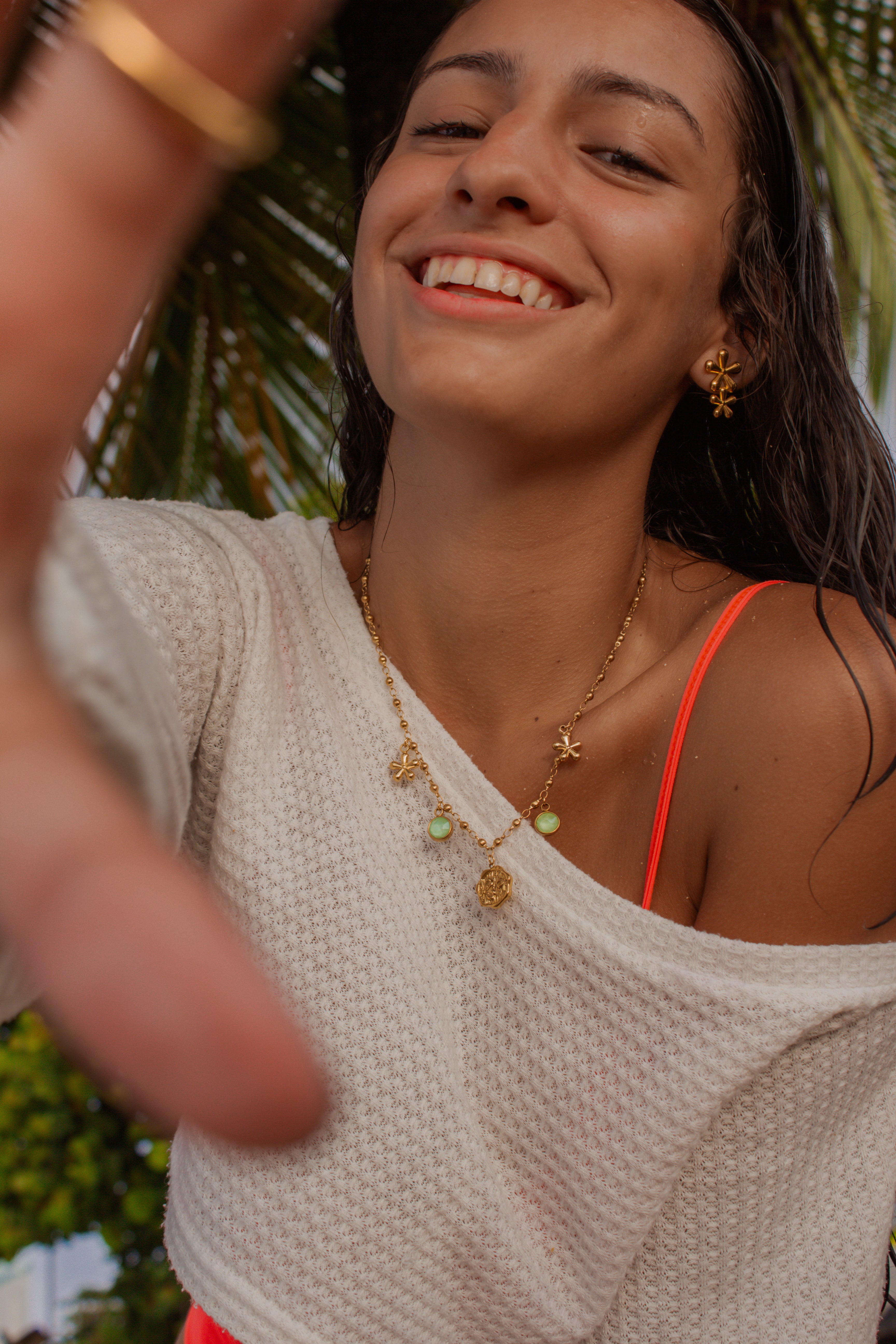 Flor Dorada earrings