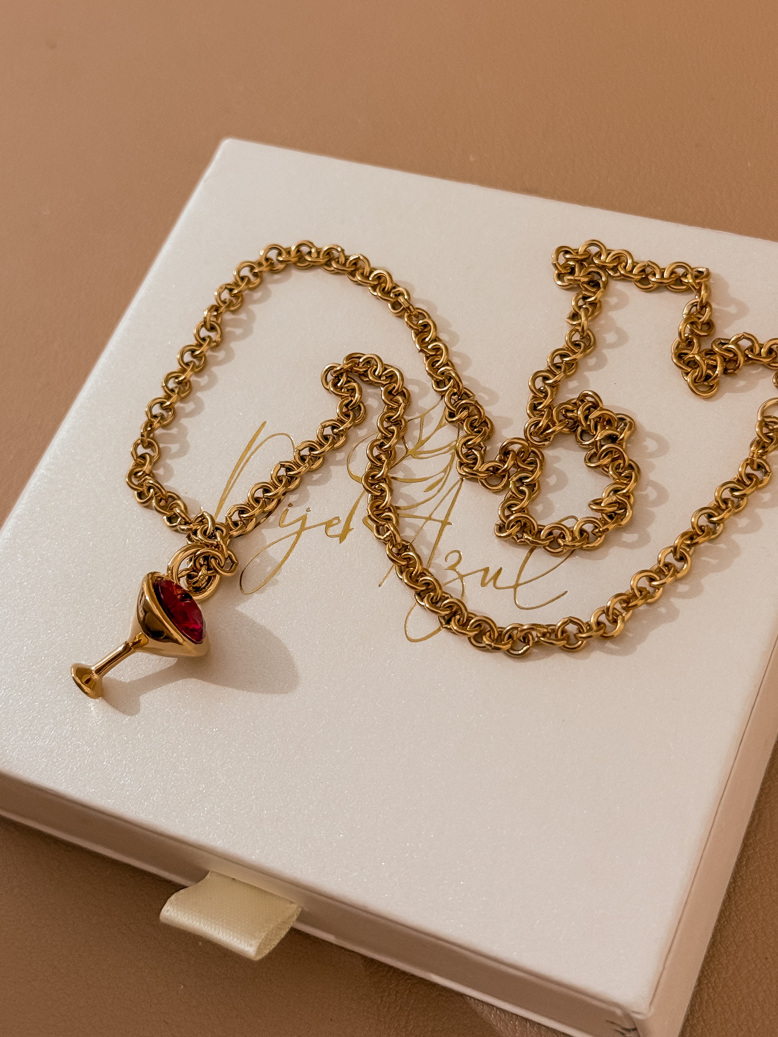Wine Glass necklace