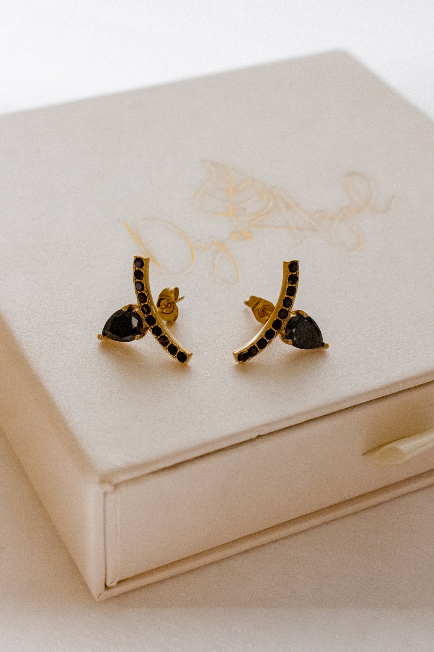 Black Studs earrings