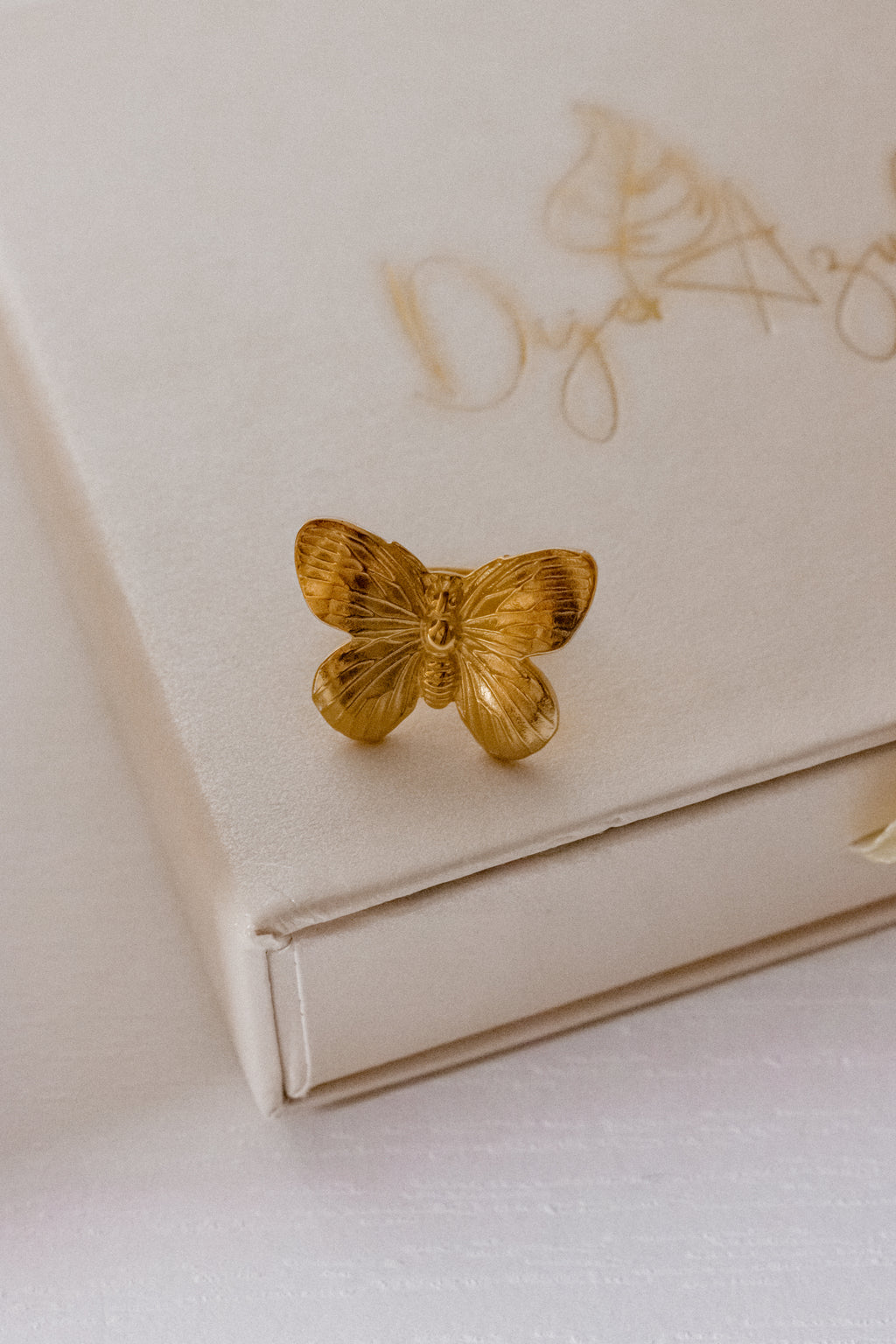Butterfly ear cuff