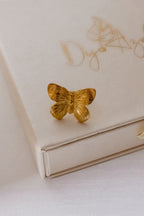 Butterfly ear cuff