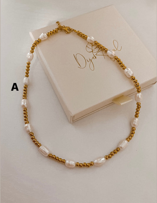 Pearls Beaded necklace