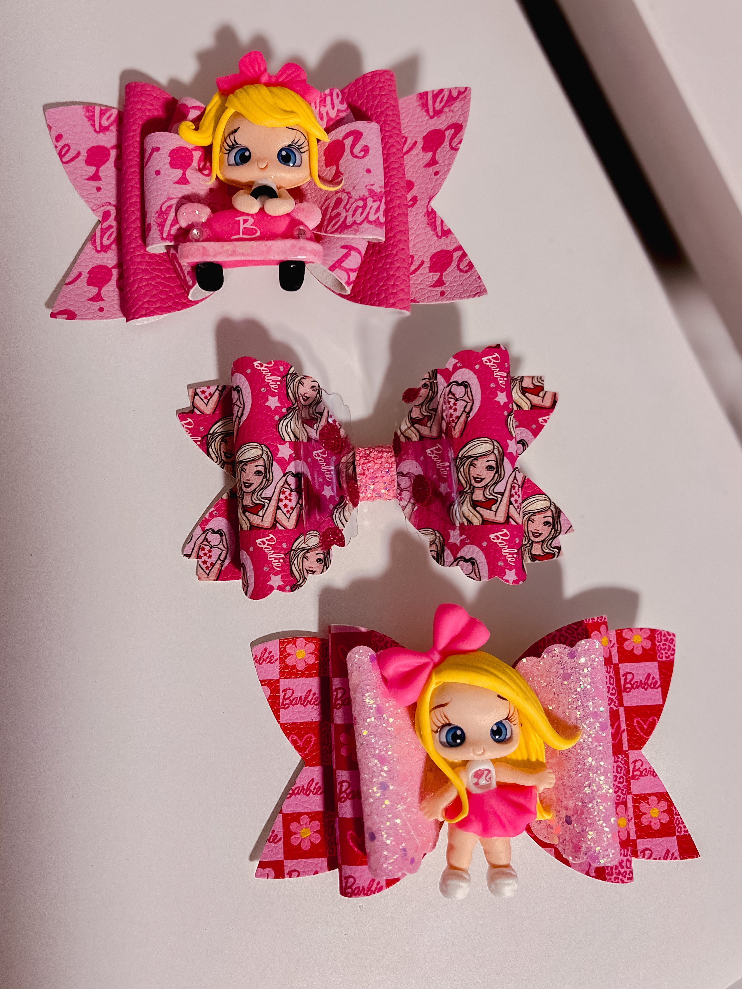 ILY Barbie bow