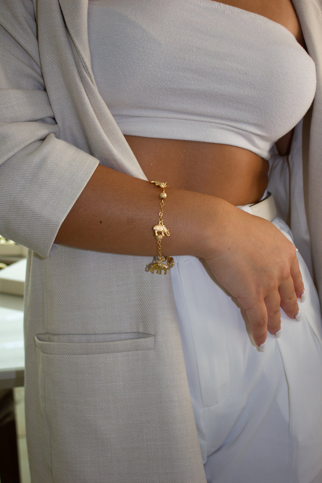 Elephant bracelet (GF)