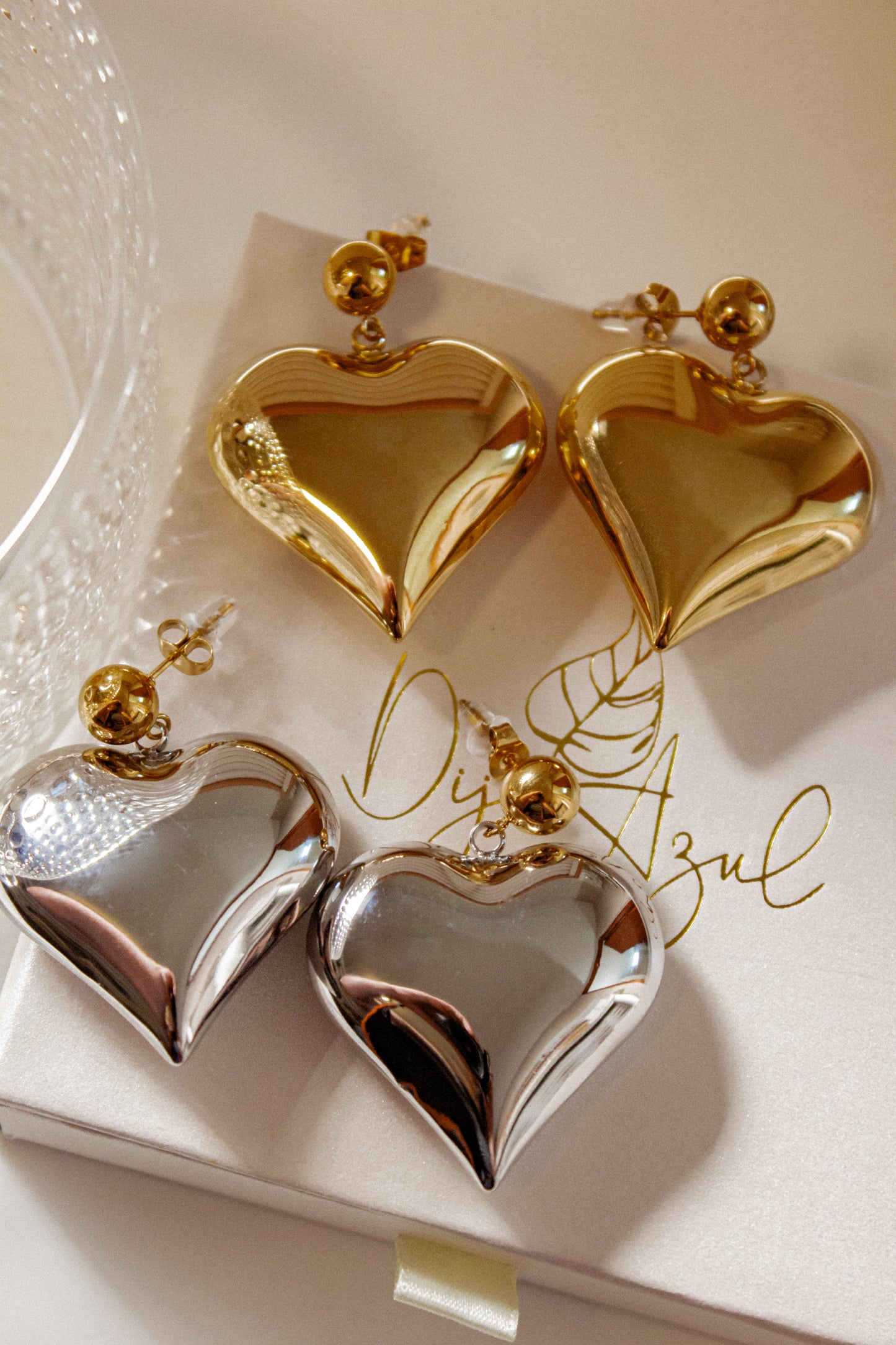 Statement Heart earrings