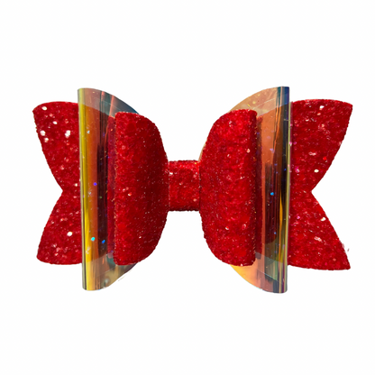 Glitter bow