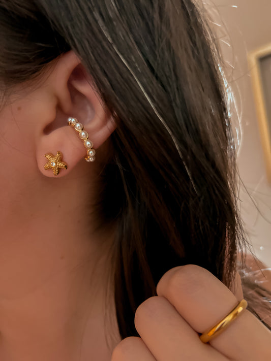 Pearls Ear Cuff