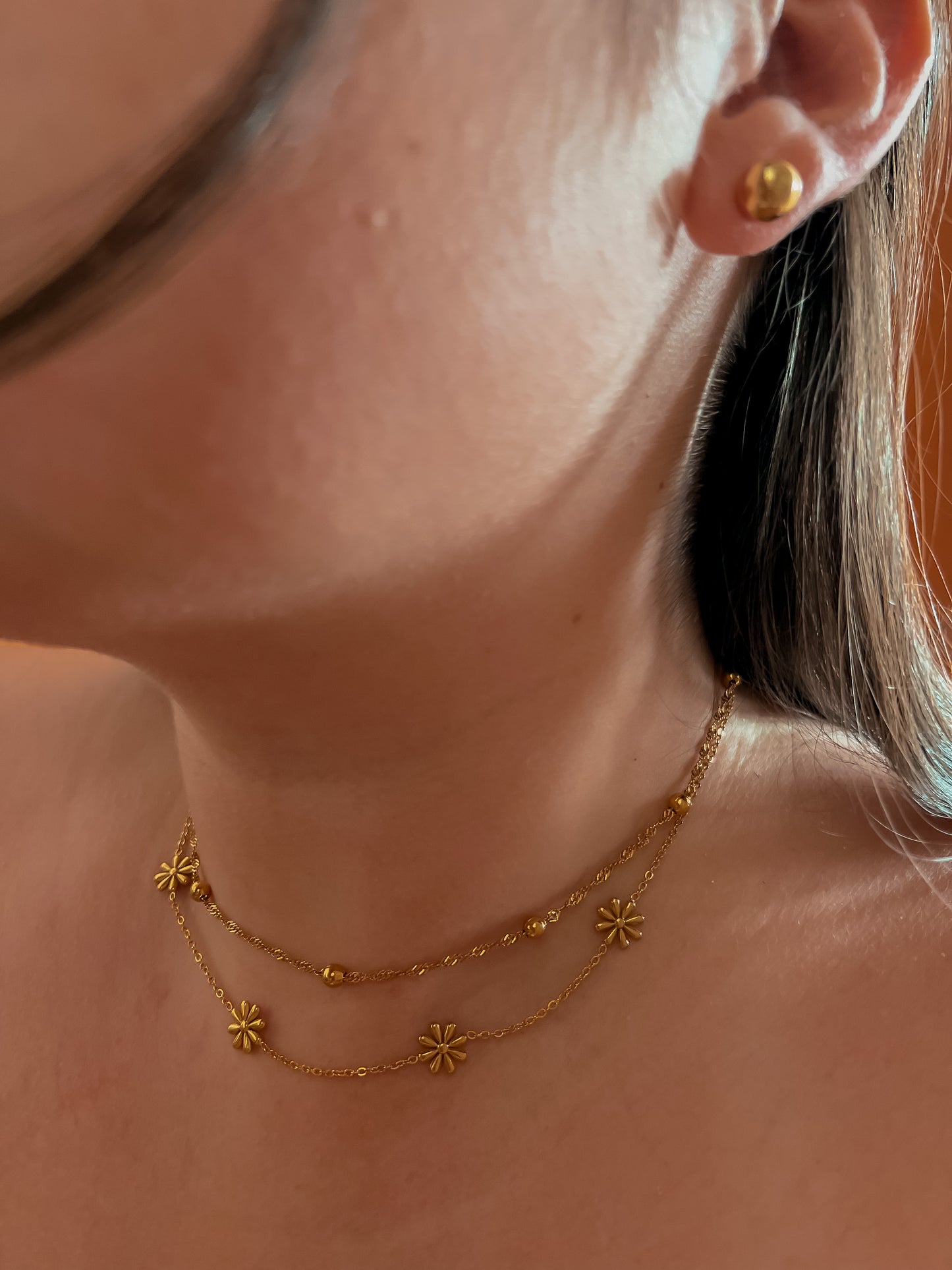 Flor Dorada necklace