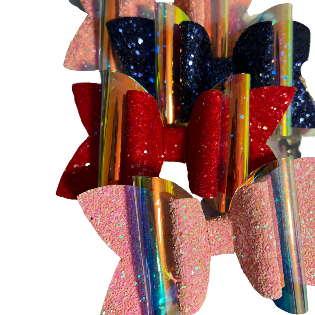 Glitter bow