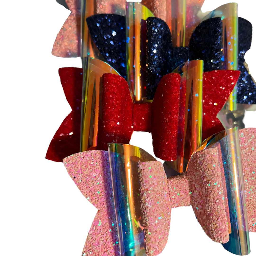 Glitter bow