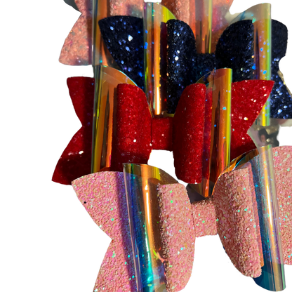 Glitter bow