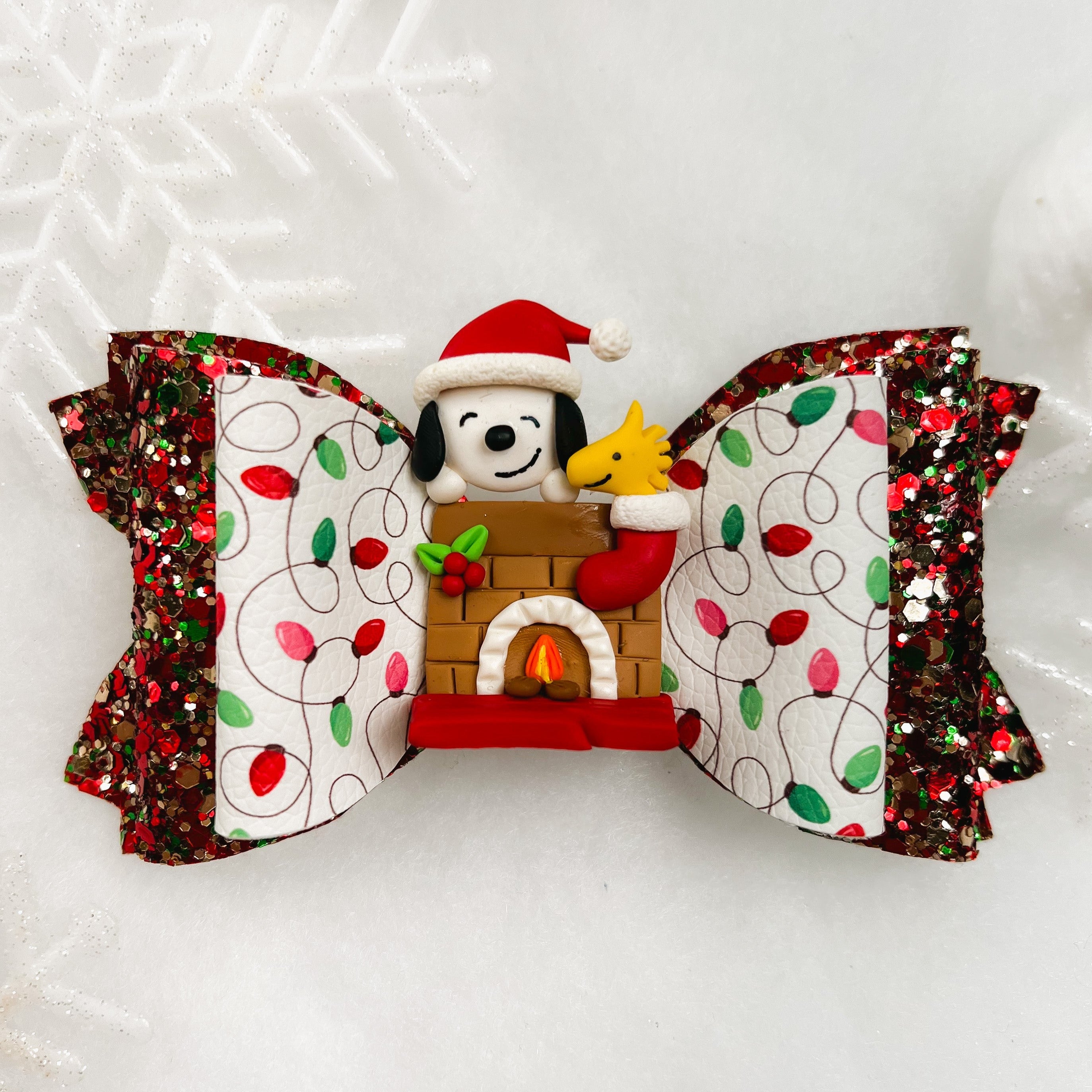 Merry Snoopy bow