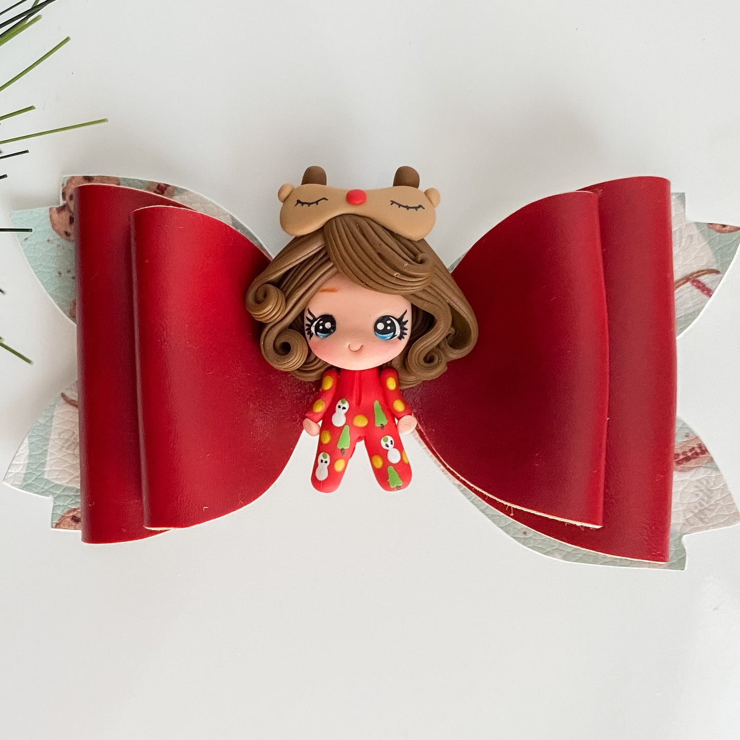 Milk & Cookies bow