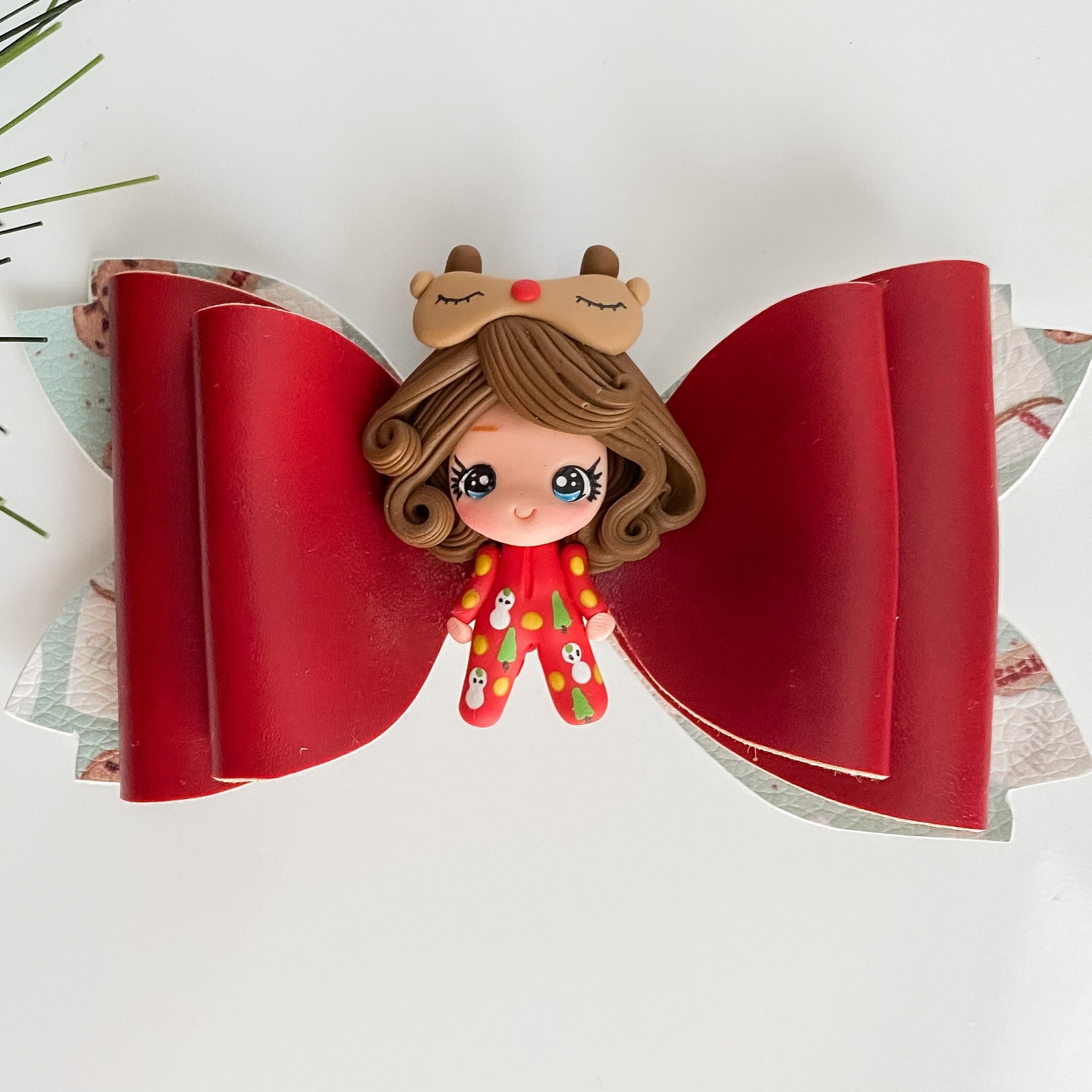 Milk & Cookies bow
