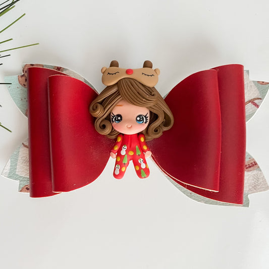 Milk & Cookies bow