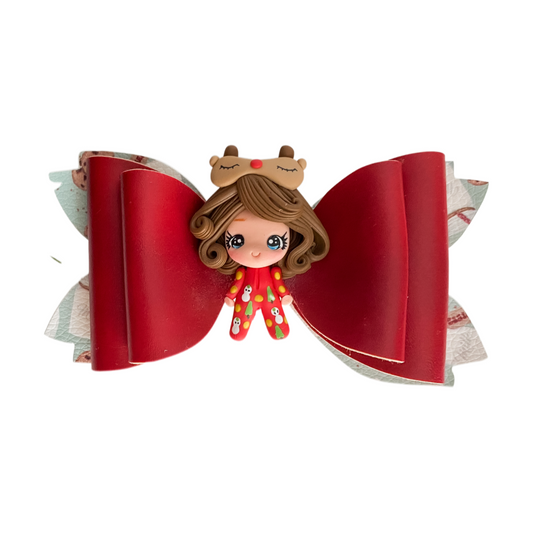 Milk & Cookies bow