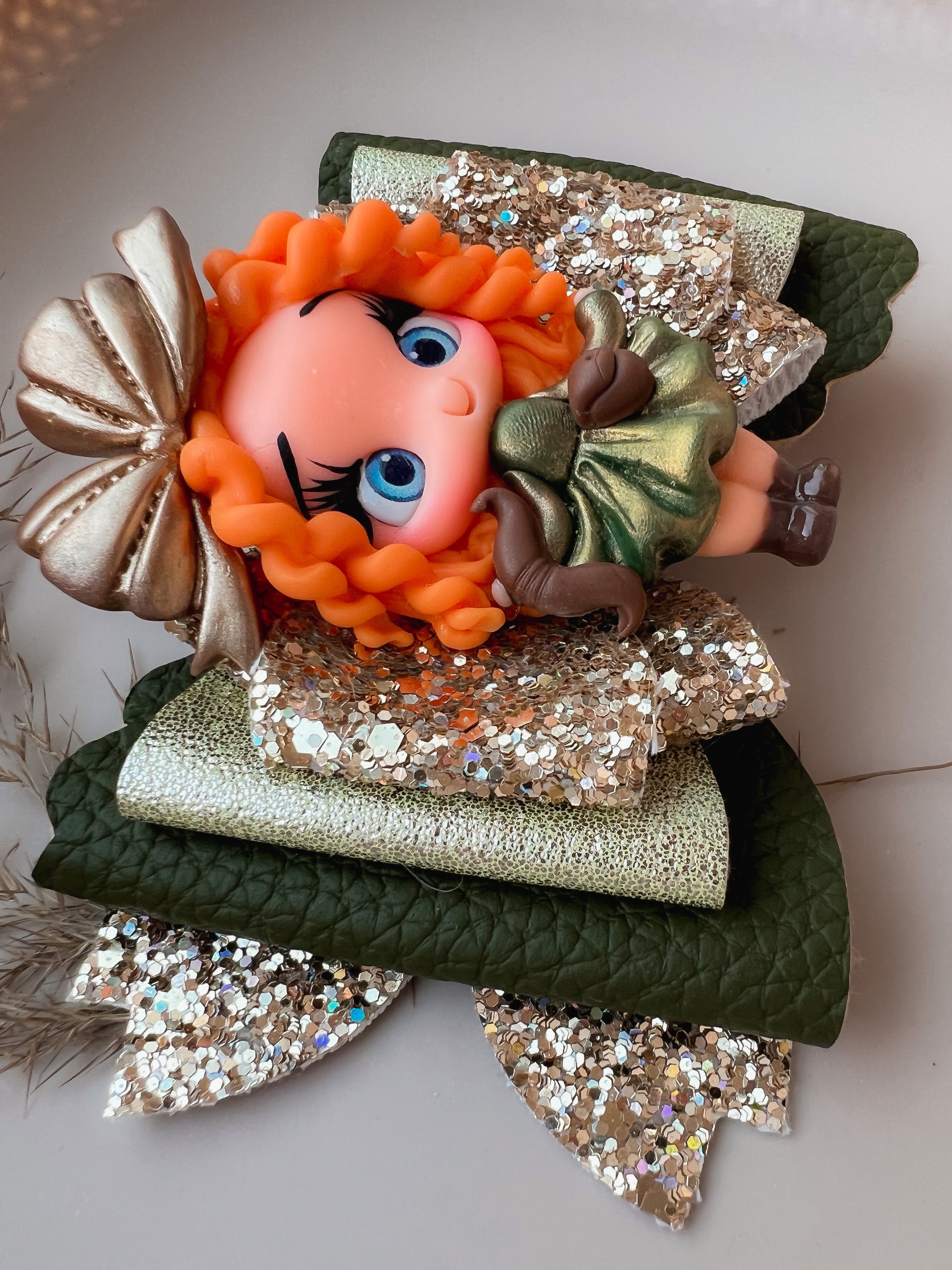 Merida bow- Brave- Handcrafted bows and accessories for girls – Dije Azul