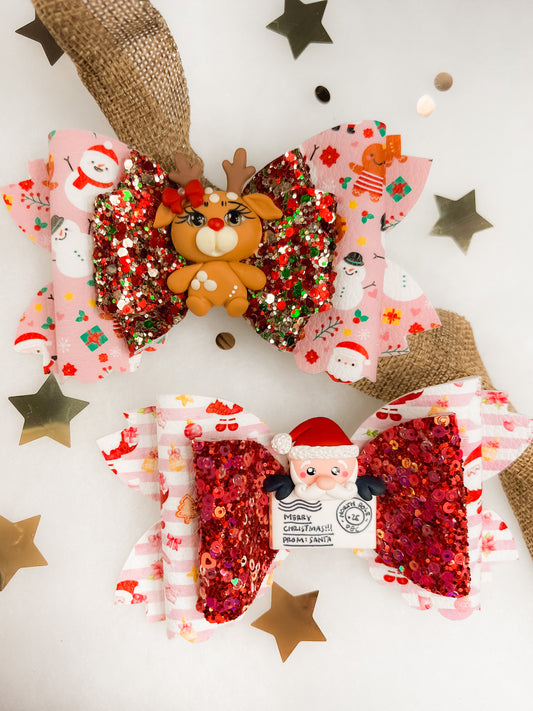 Winter Friends bow