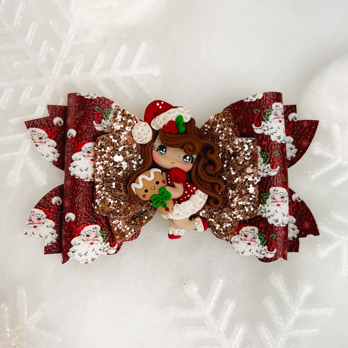 Santa Girl bow