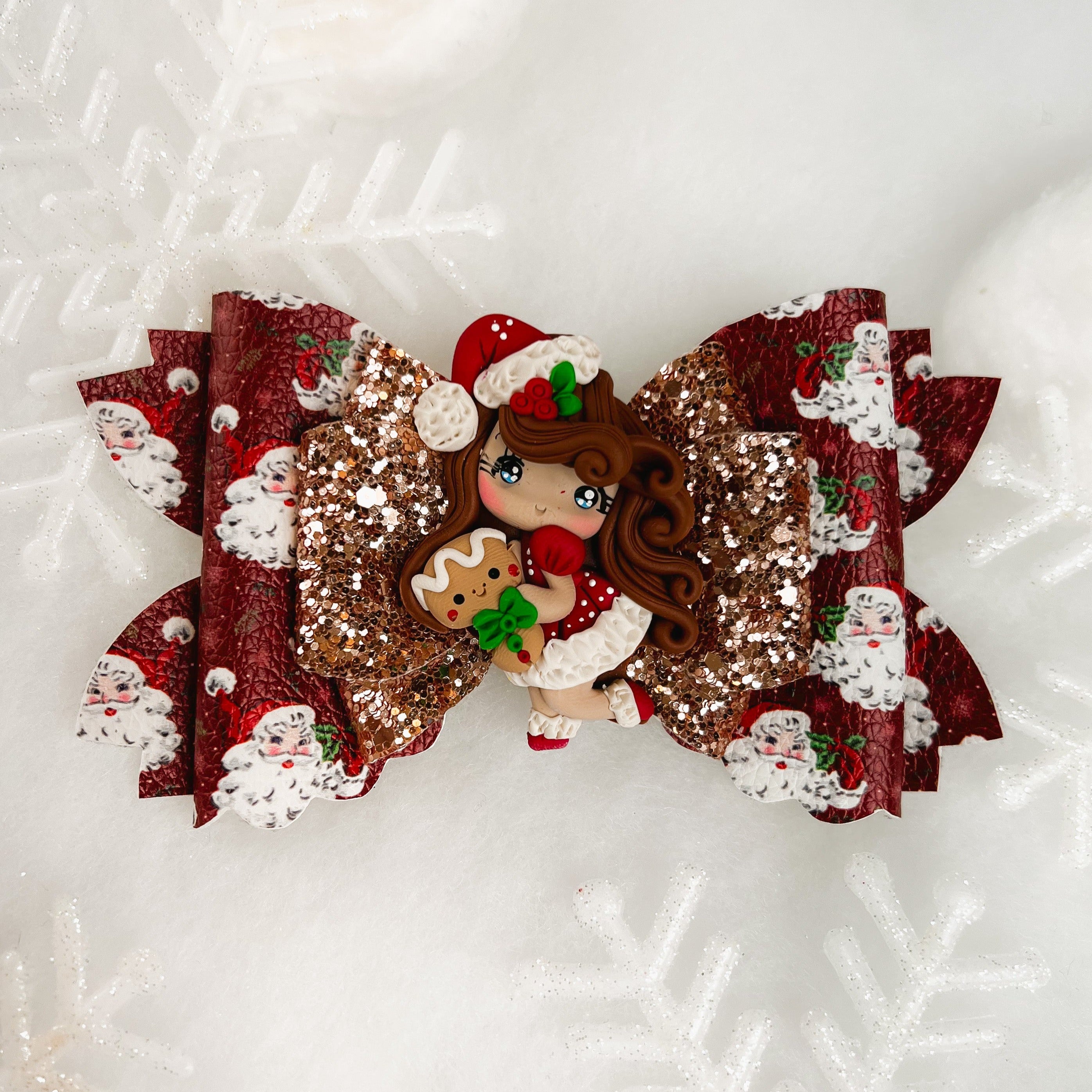 Santa Girl bow