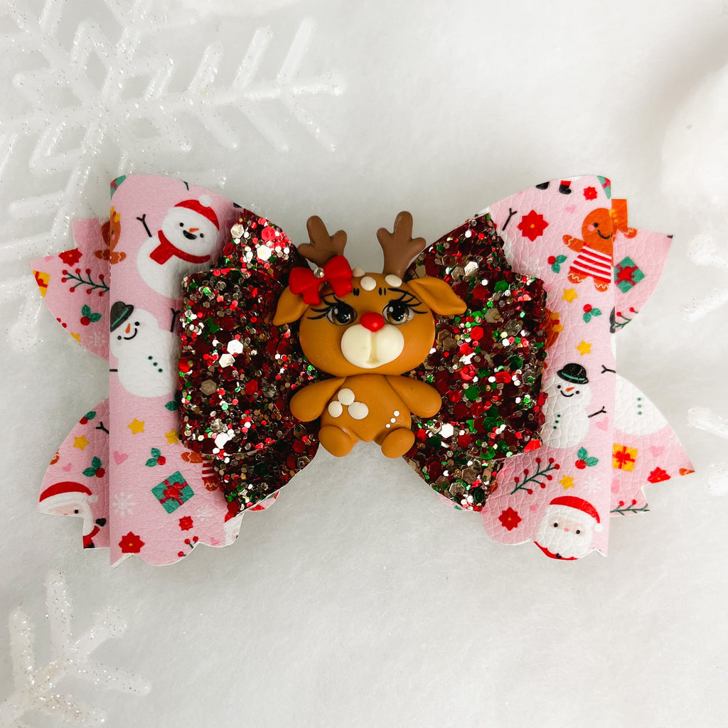 Winter Friends bow
